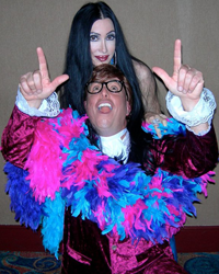 Austin Powers and Cher Austin Powers and Cher