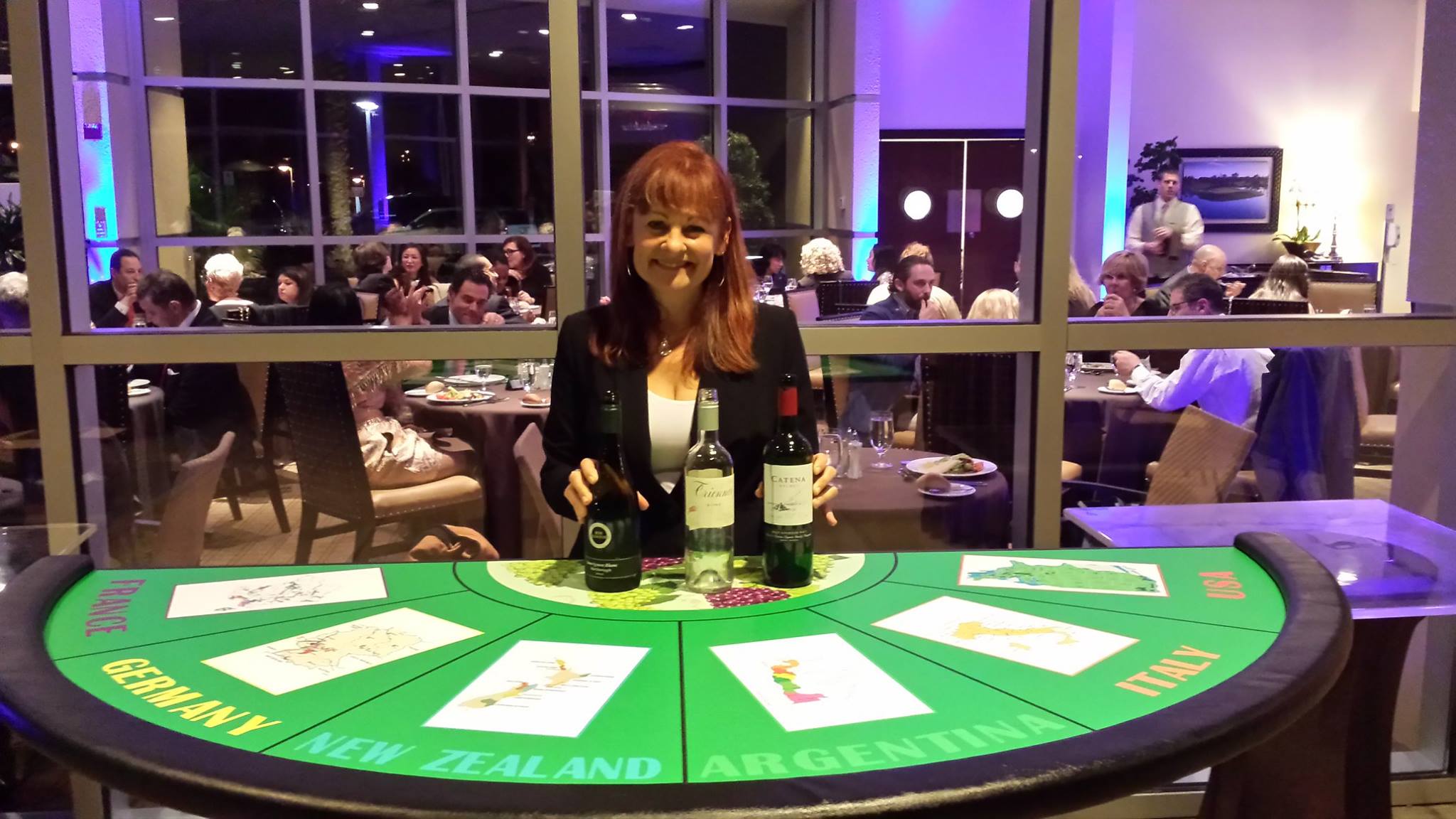 Wine Casino Table