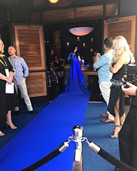 Blue Dress Carpet